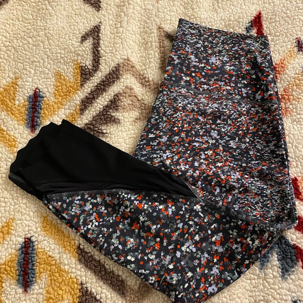 Lululemon Wunder Under High-Rise Crop 23" Scallop Full-On Luxtreme